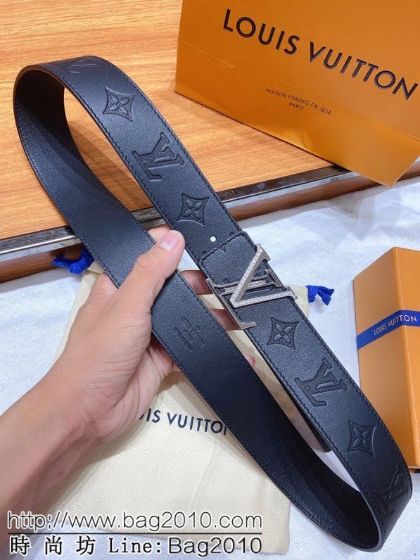 LV新款男士皮帶 路易威登雙面牛皮腰帶  jjp1605